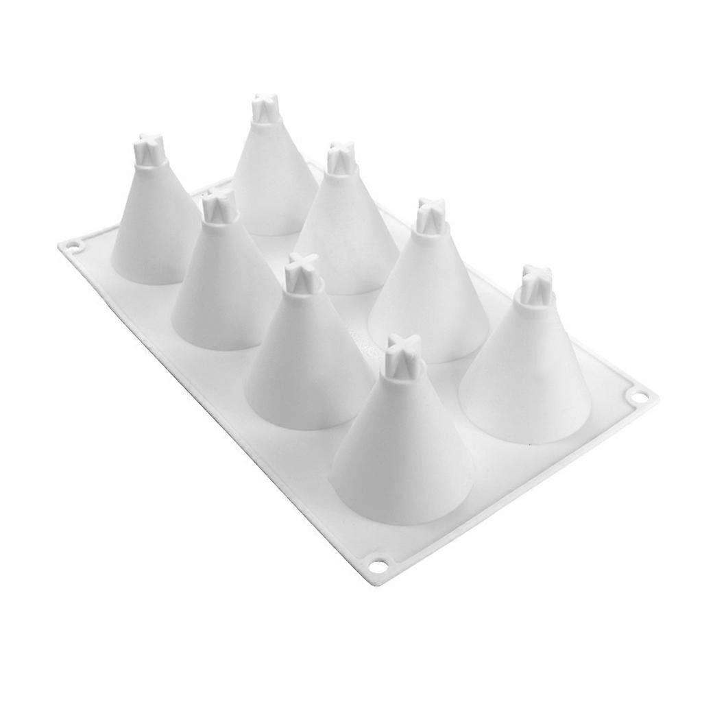 Chocolate Candy Mold Small Baking Mold Cake Topper Xmas Tree Shape for Decors