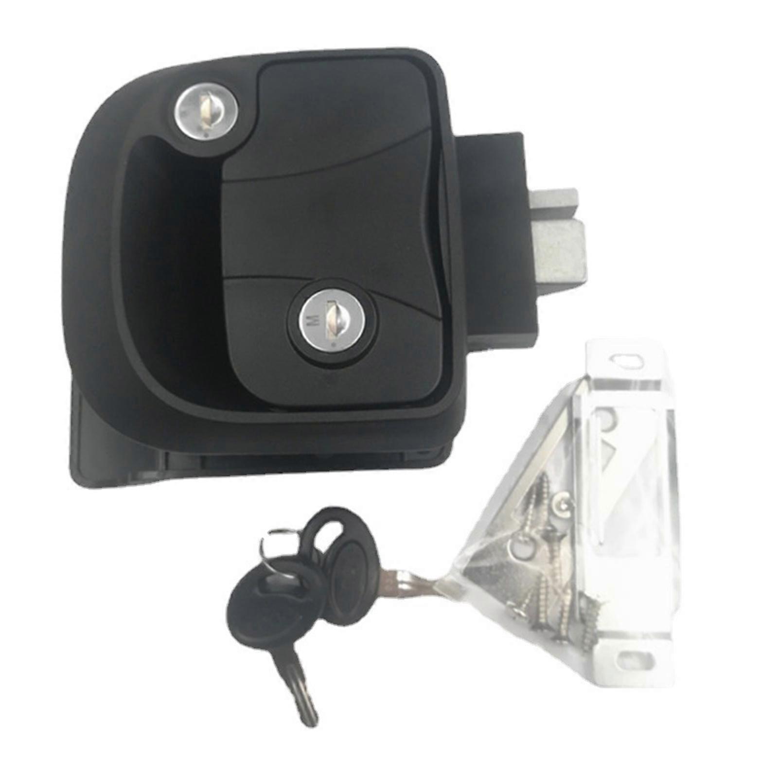 Motorhome Entrance Door Lock with Built-in Deadbolt Inside Outside Double Open