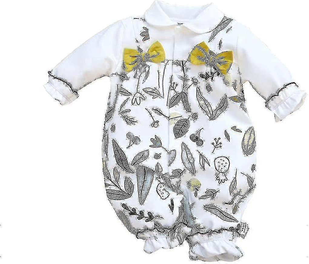 Βρέφος Μωρό Κορίτσι Αγόρι Onesie Βαμβάκι Νεογέννητο Στολή Κορμάκι Ολόσωμη φόρμα Long Eeve Romper