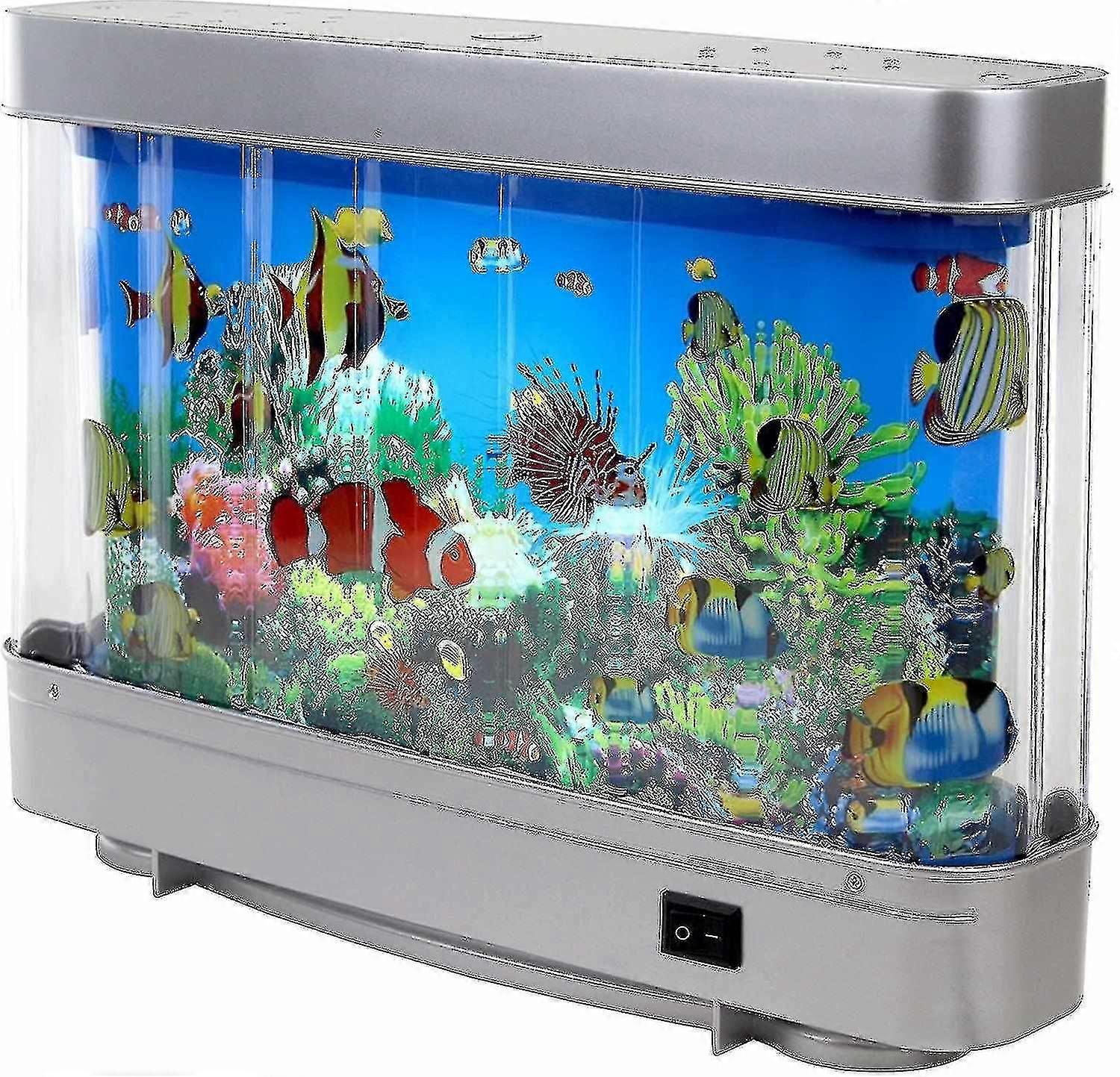 Artificial Tropical Fish Dolphin Aquarium Decorative Lamp Virtual Ocean In Motion Lighting Move Led 