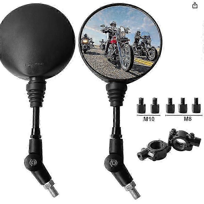 Set of universal motorcycle mirrors
