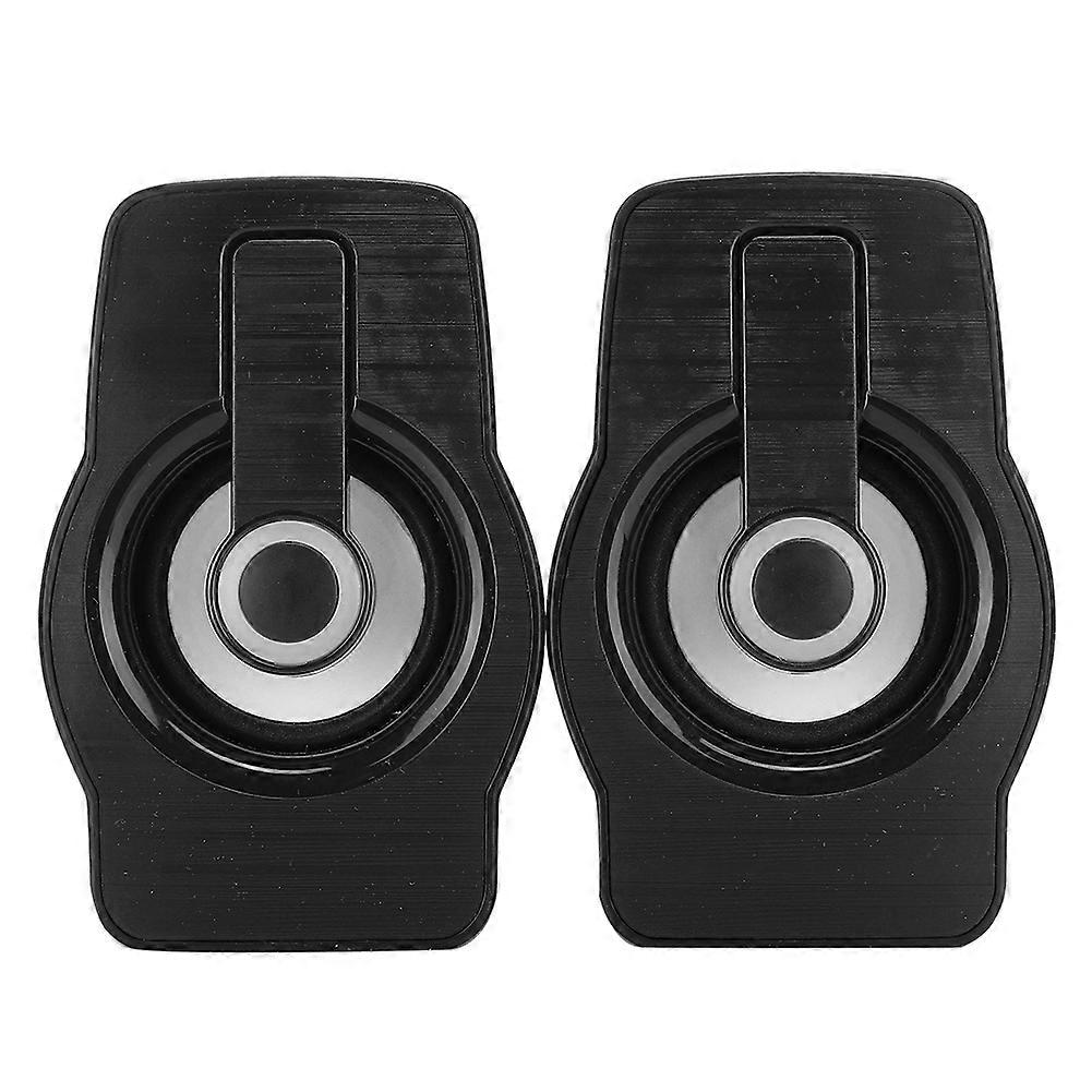 FT-185 Mini USB LED Speaker Portable Loudspeaker Music Player for Desktop Laptop