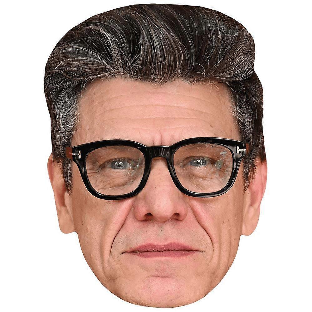 Marc Lavoine (Glasses) Celebrity Mask, Flat Card Face