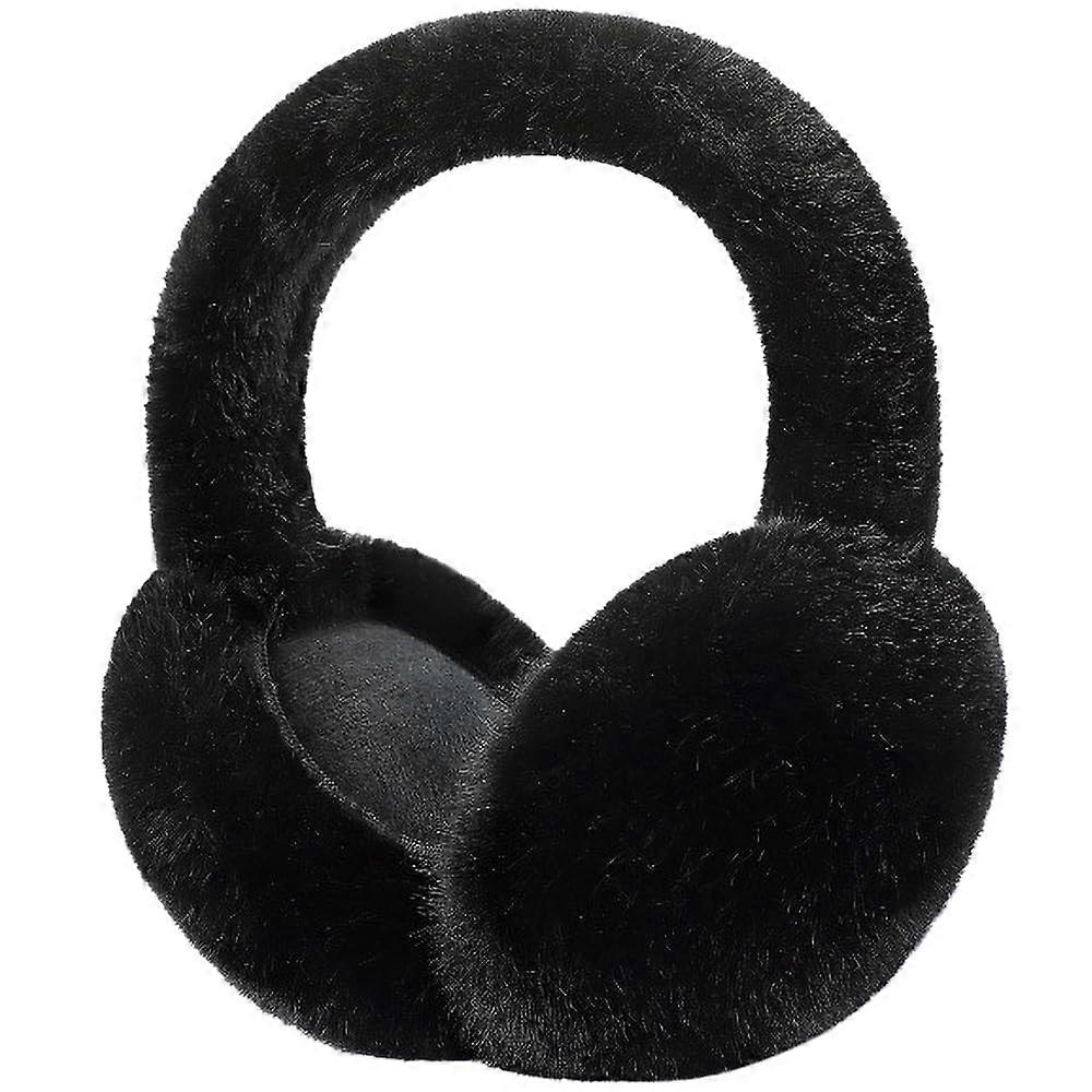 Winter Earmuffs for Women - Cute Foldable Ear Warmers in Soft Material for Cold Weather Outdoor Activities