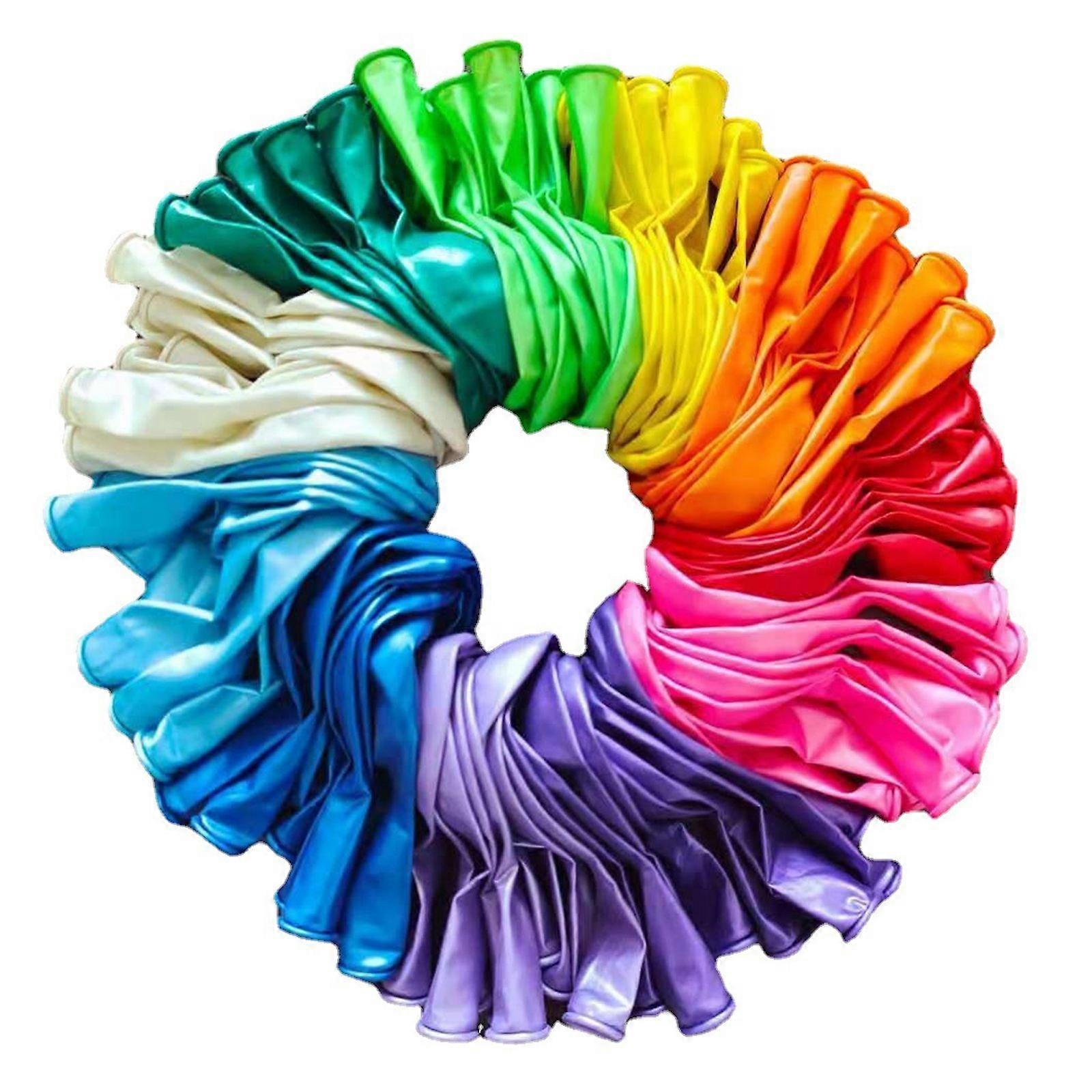 100pcs balões de cores mistas peroladas - 12 polegadas