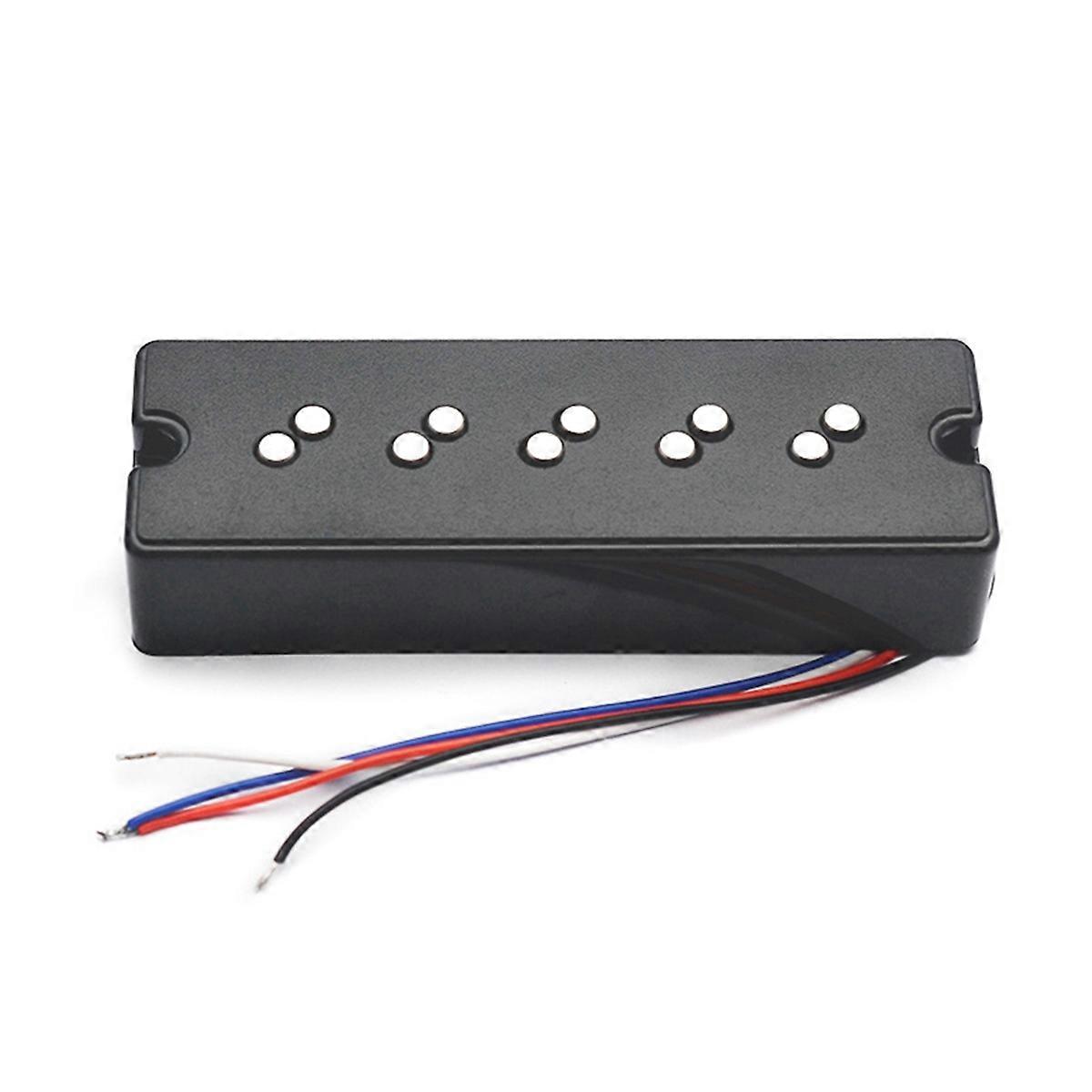 5-String Double-Layer Al-Ni-Co 5-Type Bass Pickup Staggered Magnetic Column Double-Coil Pickup Resistance: Bridge-18K