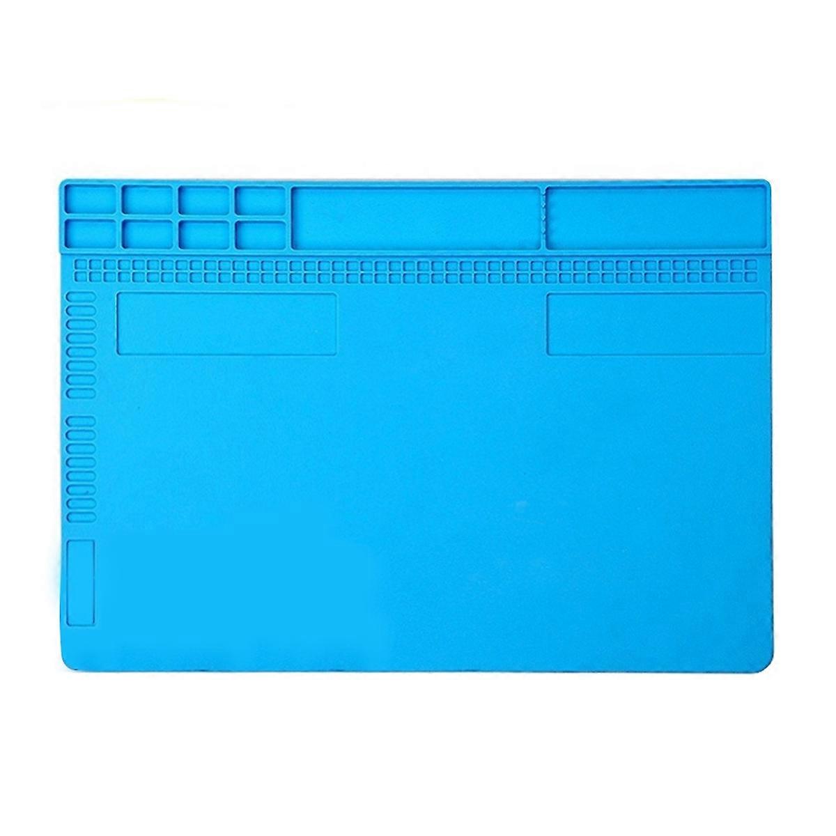 Silicone Soldering Mat High-Temperature Resistance, Anti-Static ESD Rework Platform for Desoldering Repair,Type:610