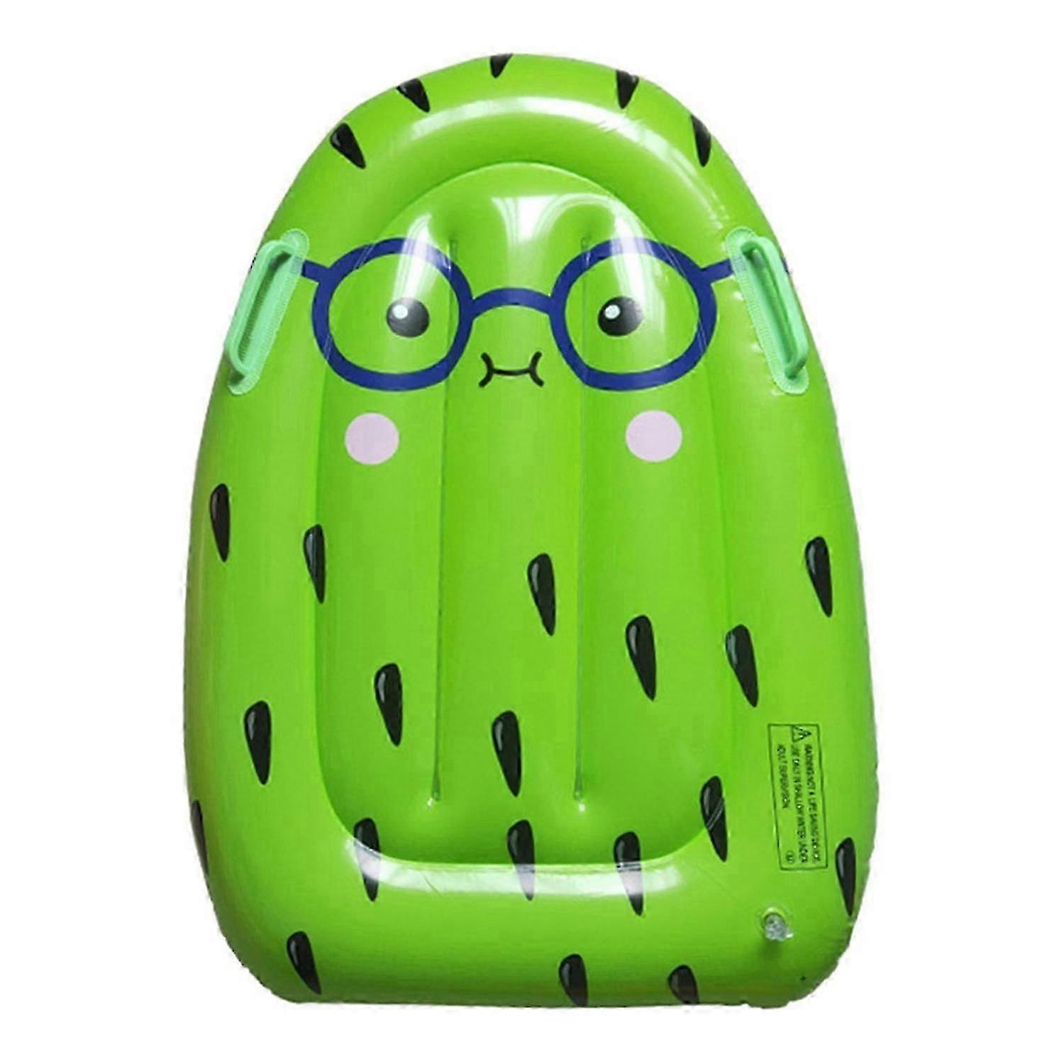 Inflatable Surfboard with Handle - High Buoyancy & Strong Load-Bearing for Swimming Pool fast