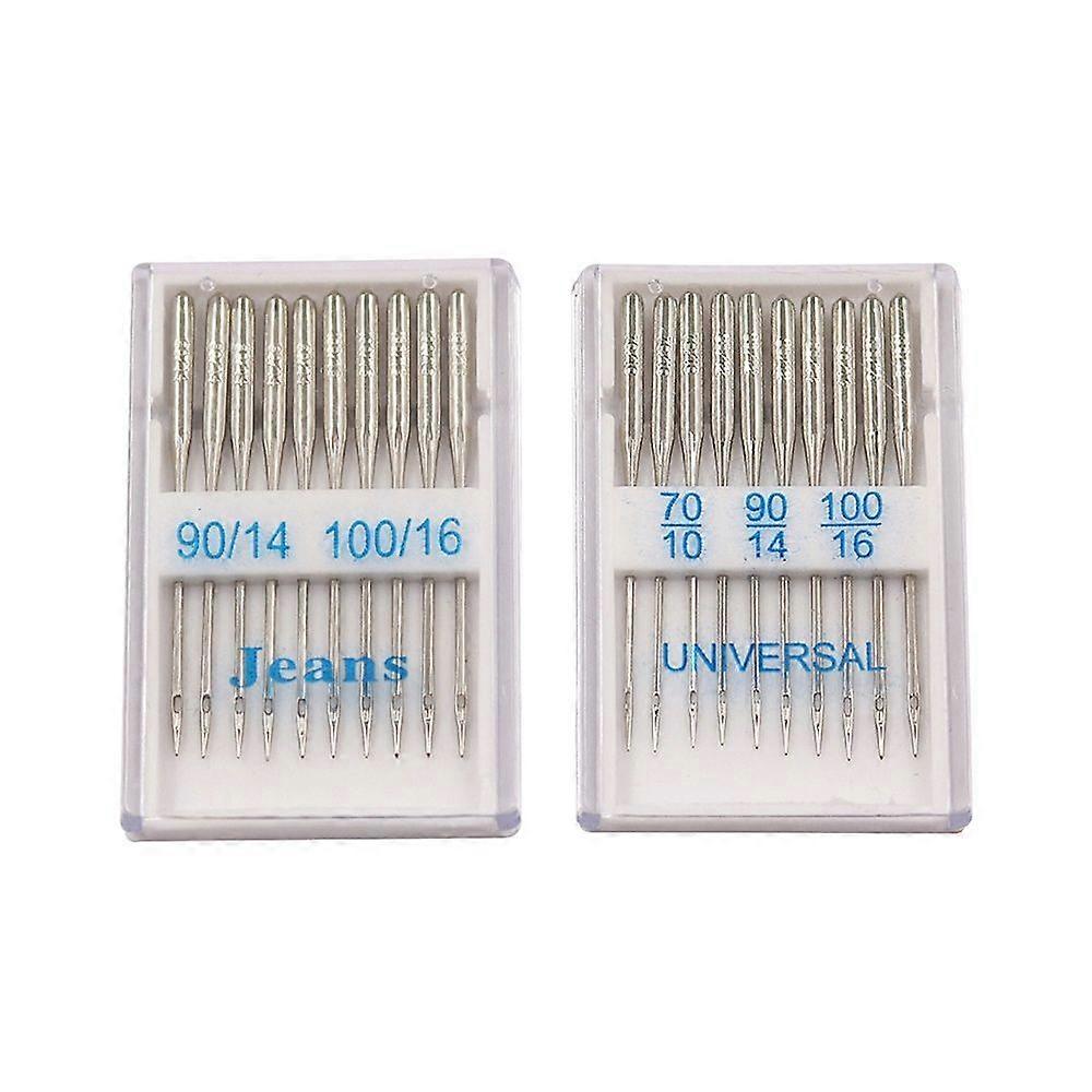 20Pcs Sewing Machine Needles Universal Regular Point Ball Point Home Supplies