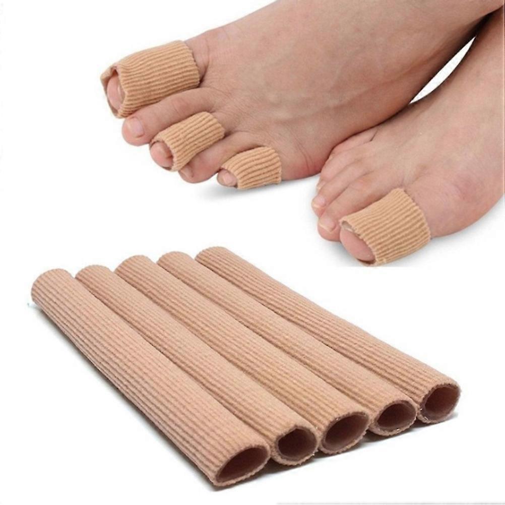 Gel-Lined Stretchable Toe Protectors Ergonomic Non-Slip