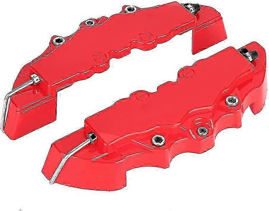 Red Car Brake Caliper Decorative Protector Set - 2pcs
