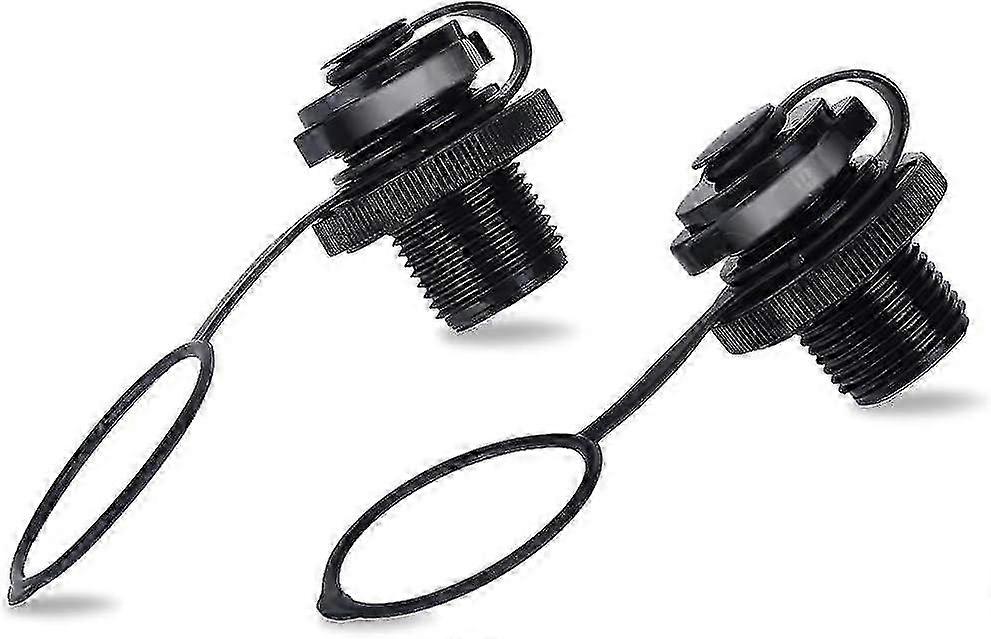 2 Pcs One-Way Spiral Air Plug for Intex Kayak Inflatable Boat - Tube Valve Replacement