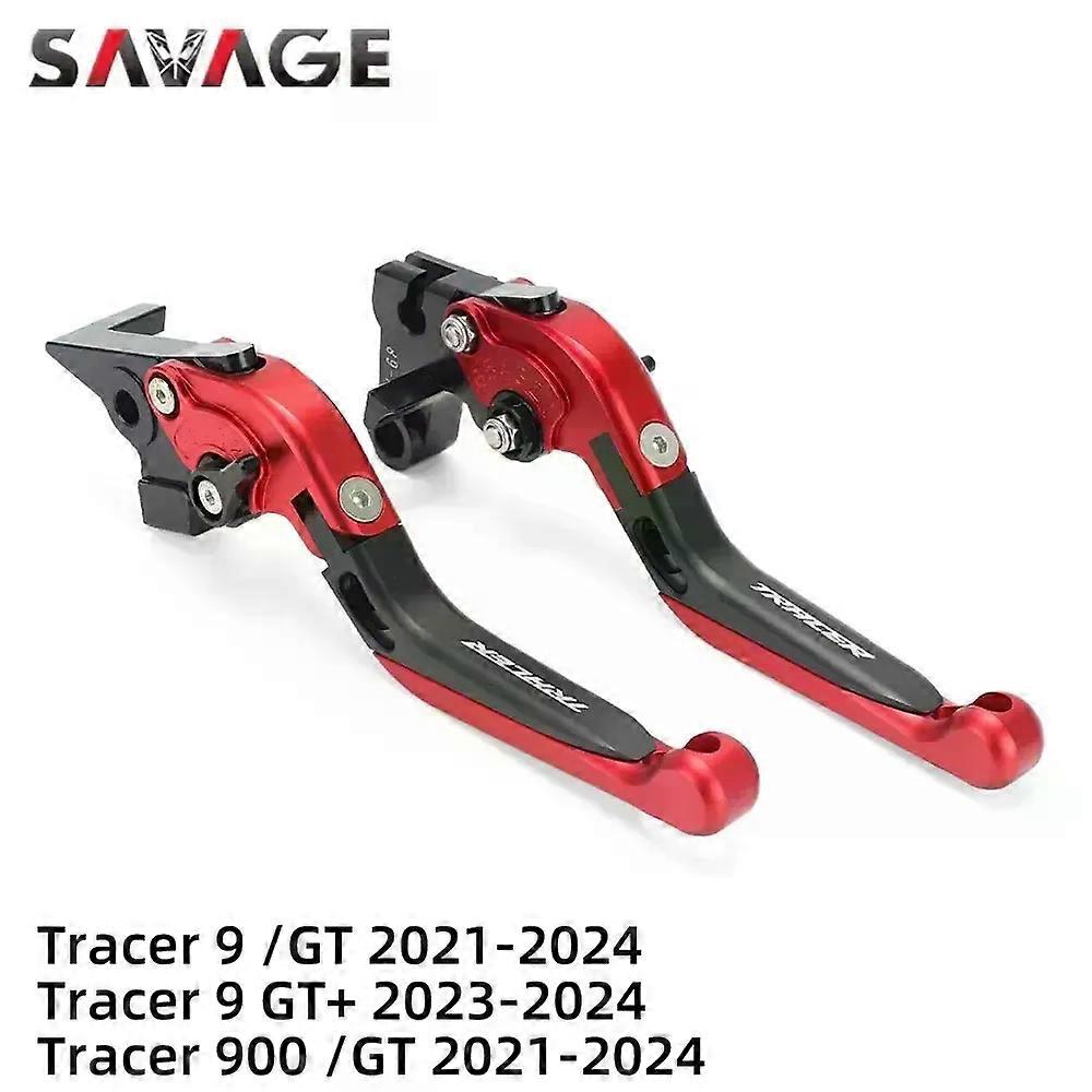 Applies to Folding Brake Clutch Levers For YAMAHA MT 09 MT09 Tracer 900/GT 2015-2024 TRACER 9 2021 Motorcycle Adjustable Extendable Handles