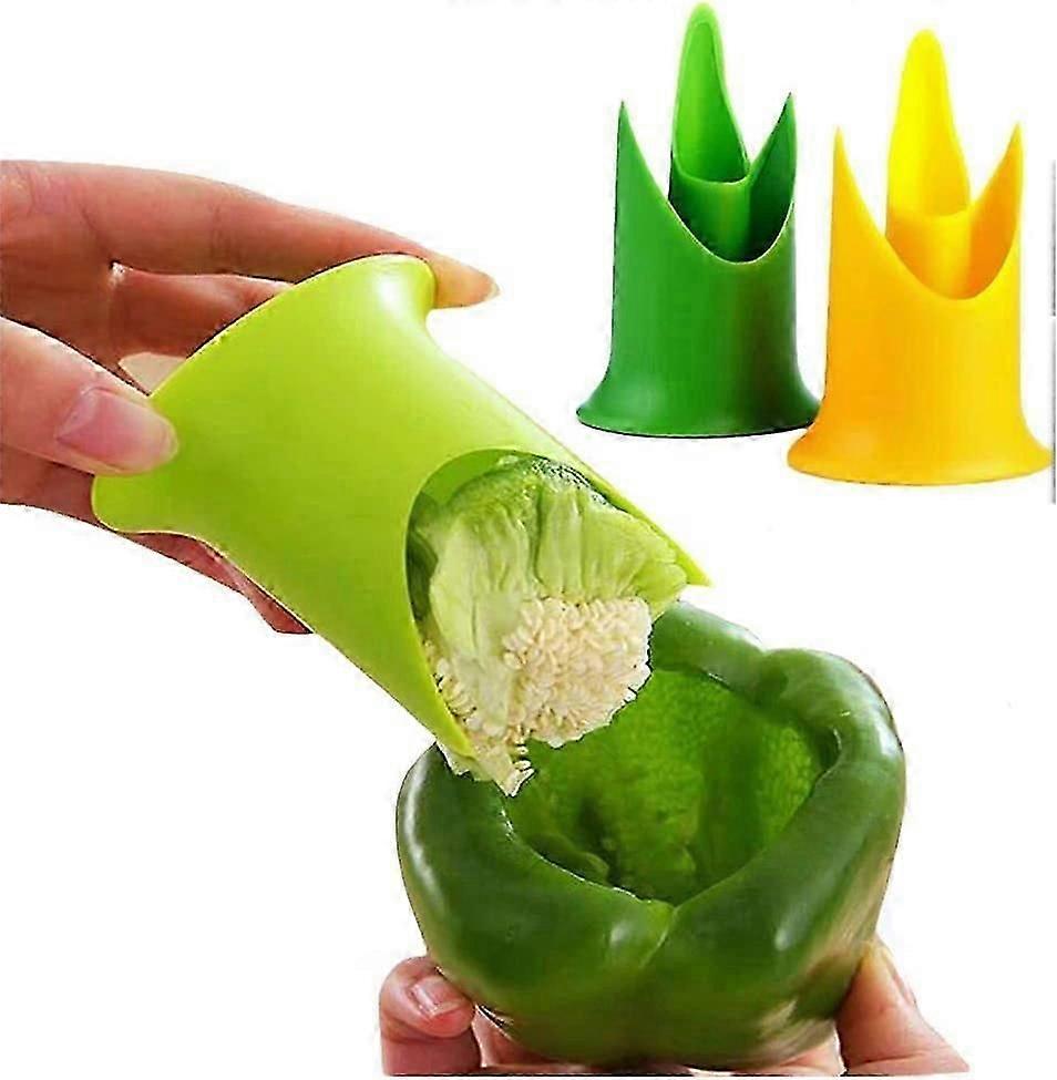 Pepper Corer. Core & Chili to Remove Easily with Kitchen Tool Accessory Great Separator Gadget
