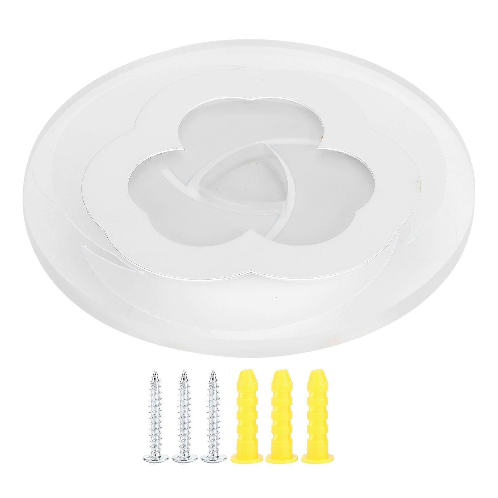 18W 20cm Flower-Pattern Acrylic LED Ceiling Light Fixture for Modern Indoor Home Lighting, Energy Efficient and Stylish