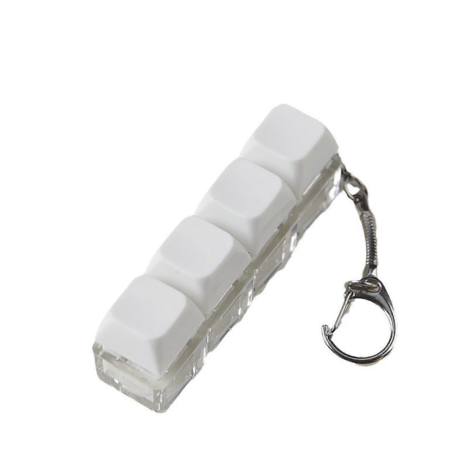 1PC Mechanical Keyboard Switches Tester Keychain Toy Stress Relief Tool With LED light 2-Key 3-Key 4-Key Multicolor