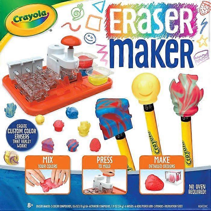 Eraser - CRAYOLA - 74-7401 - Create up to 20 erasers - Safe and easy - From 6 years old