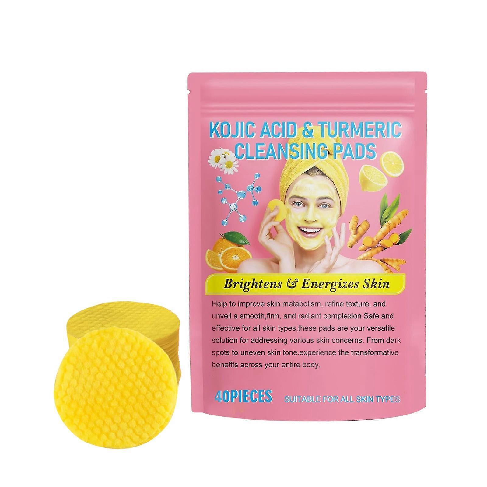 Improve Dullness And Lighten Melanin. Turmeric Sponge Cleansing Tablets 40 Piece 30ml