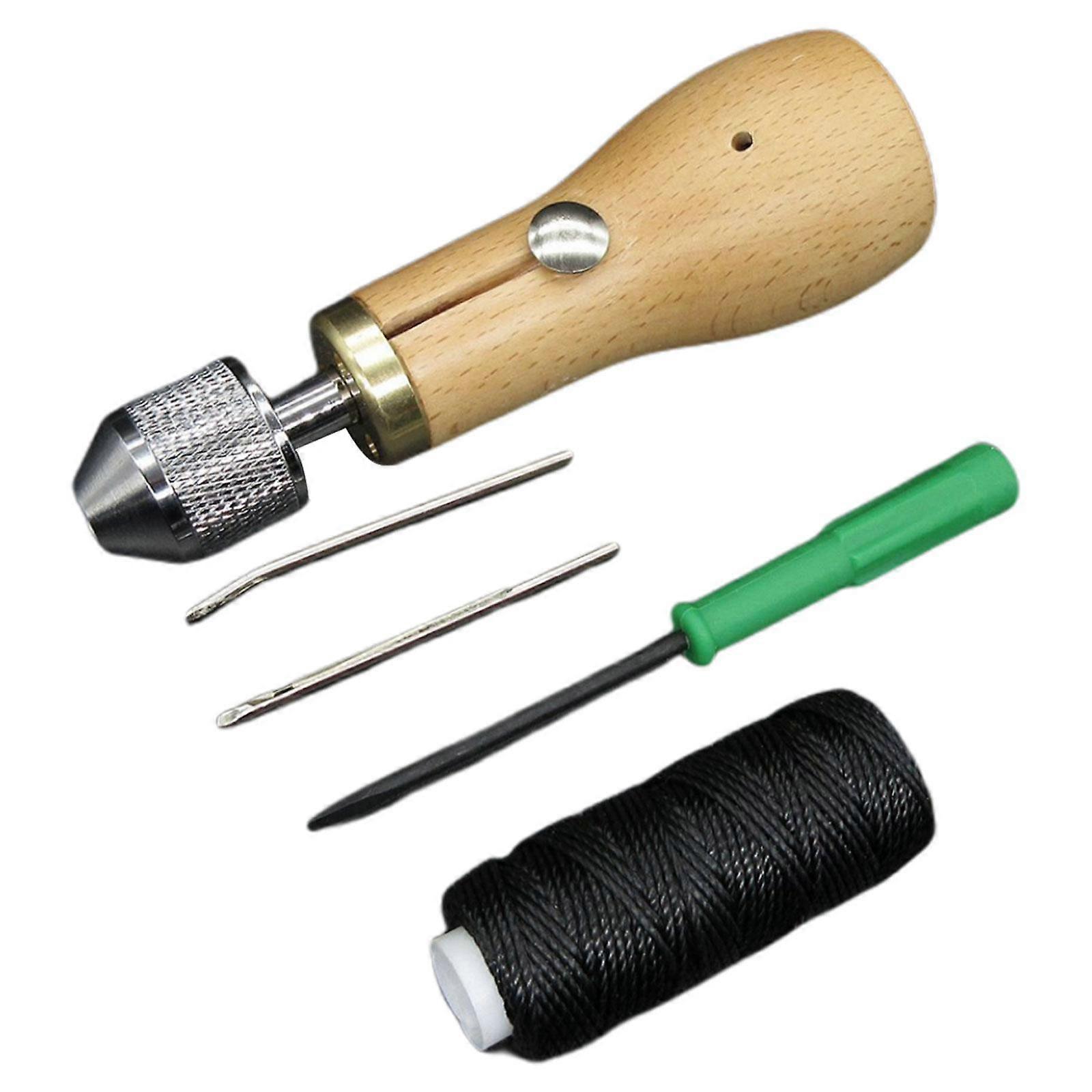 Sewing Awl Thread Kit Fabric Supplies Canvas craft Shoe Repair Tool - No Spool