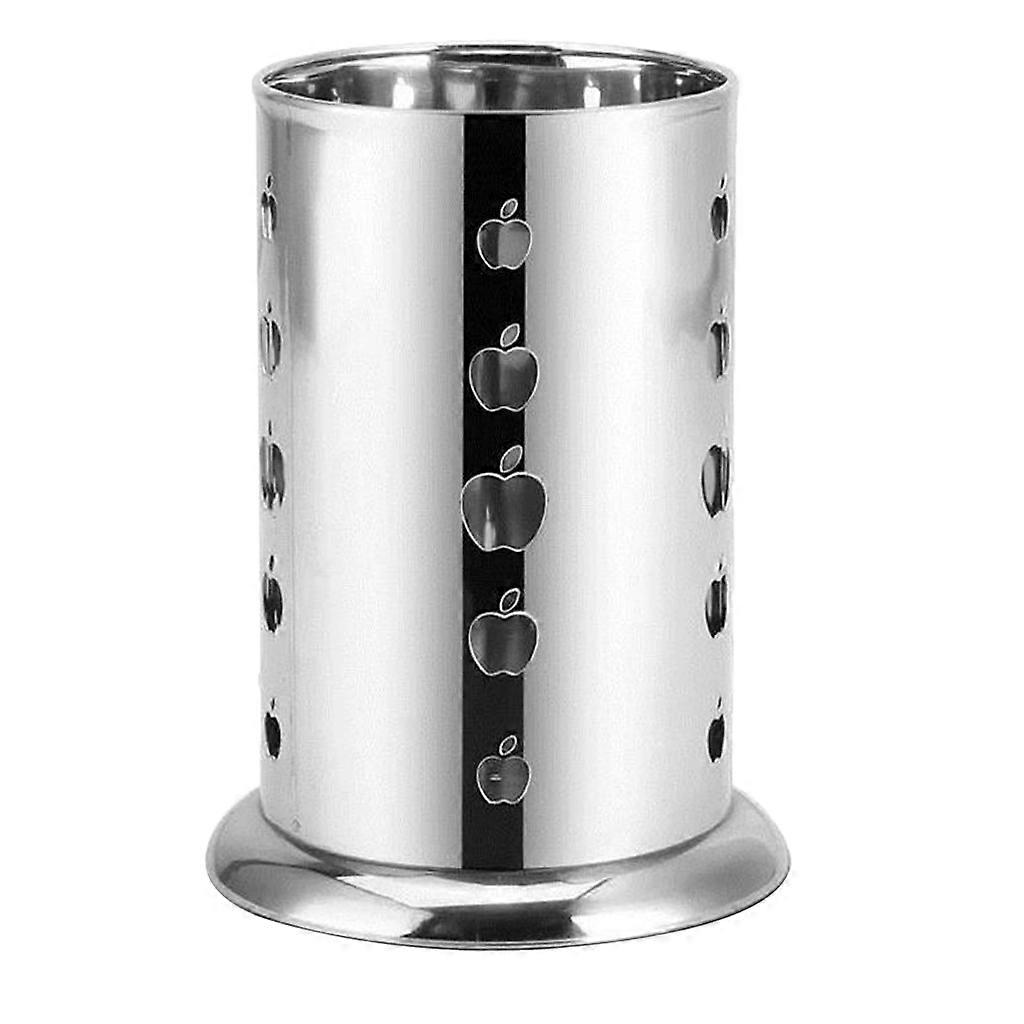 Cutlery Holder Fork Container Stainless Drainer Basket, for Flatware Silverware