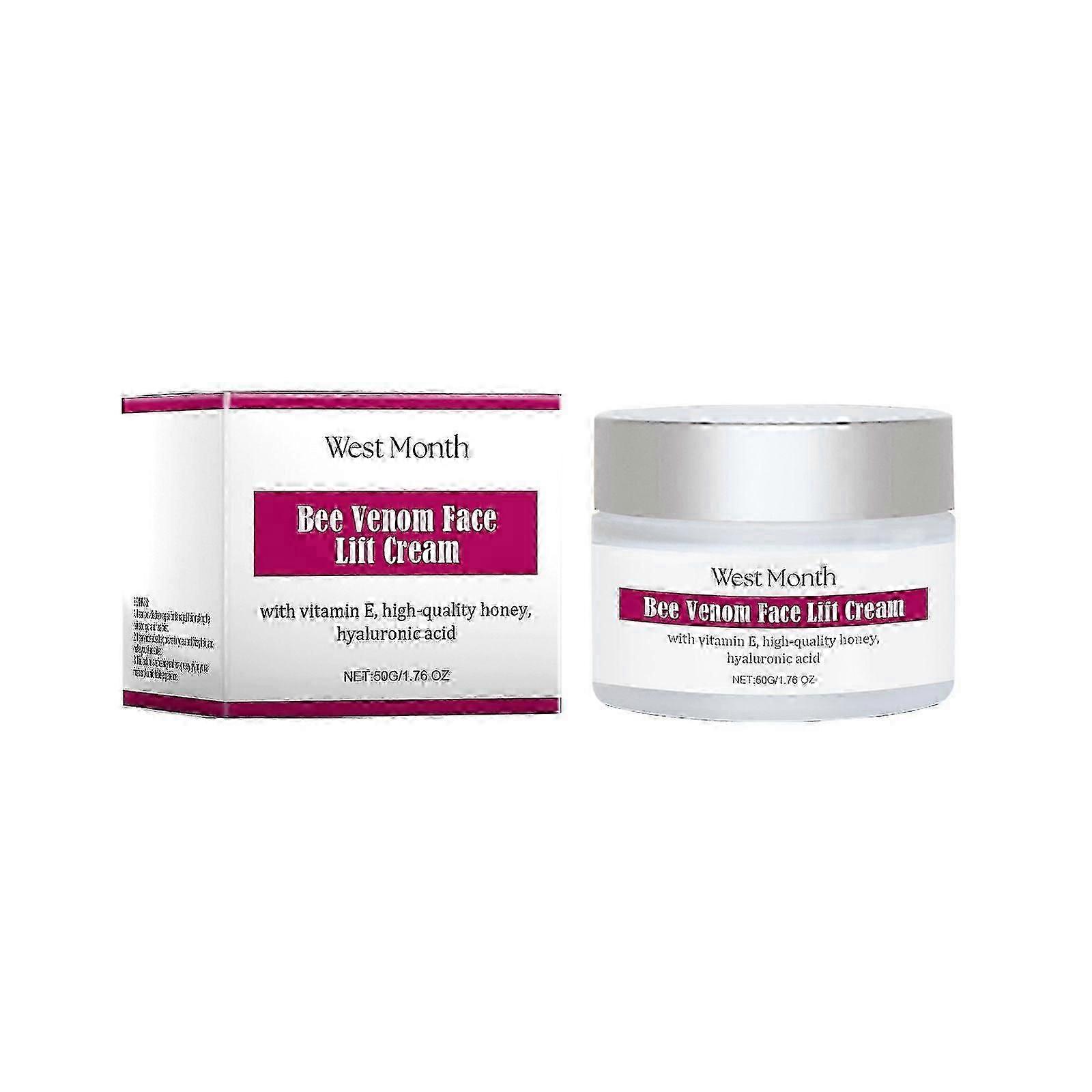 كريم شد الوجه Bee Venom كريم شد الوجه المضاد للشيخوخة ، كريم شد الجلد لشد السم النحل ، كريم لشد البشرة ، استعادة البشرة