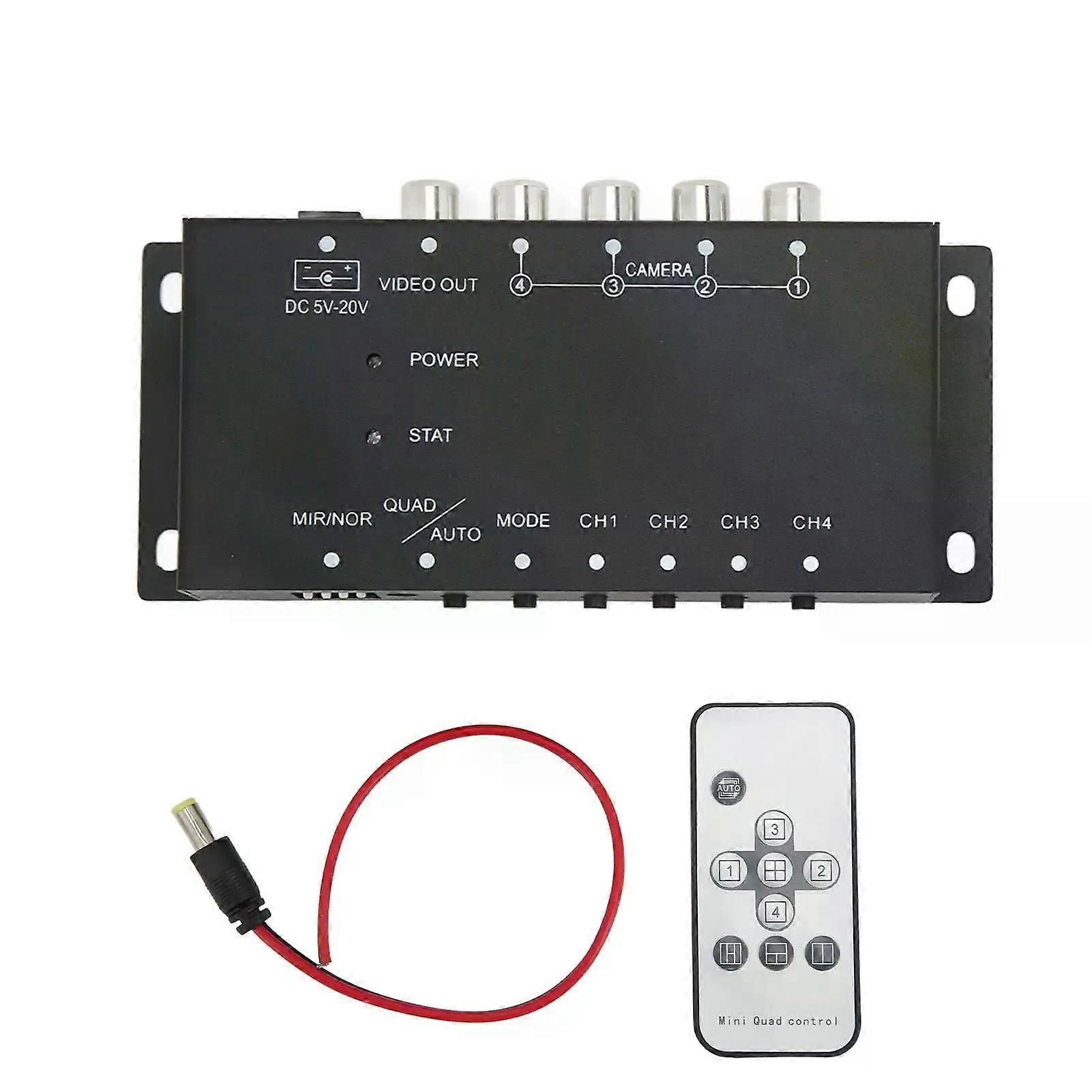 Digital Video 4 Channel H264 Interface MDVR with Remote Control for boats Yachts Buses