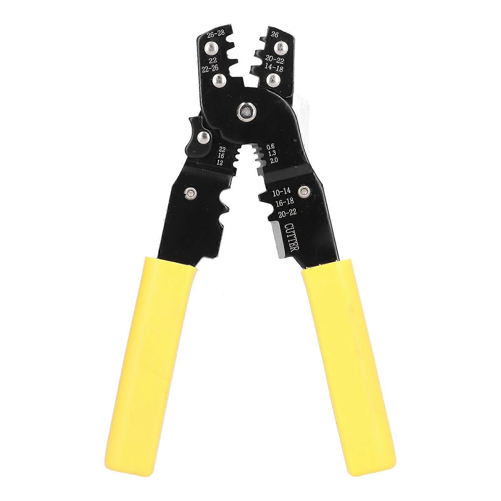Crimping Pliers Multifunctional Wire Crimping Tool with Wire Stripper Cable Cutter