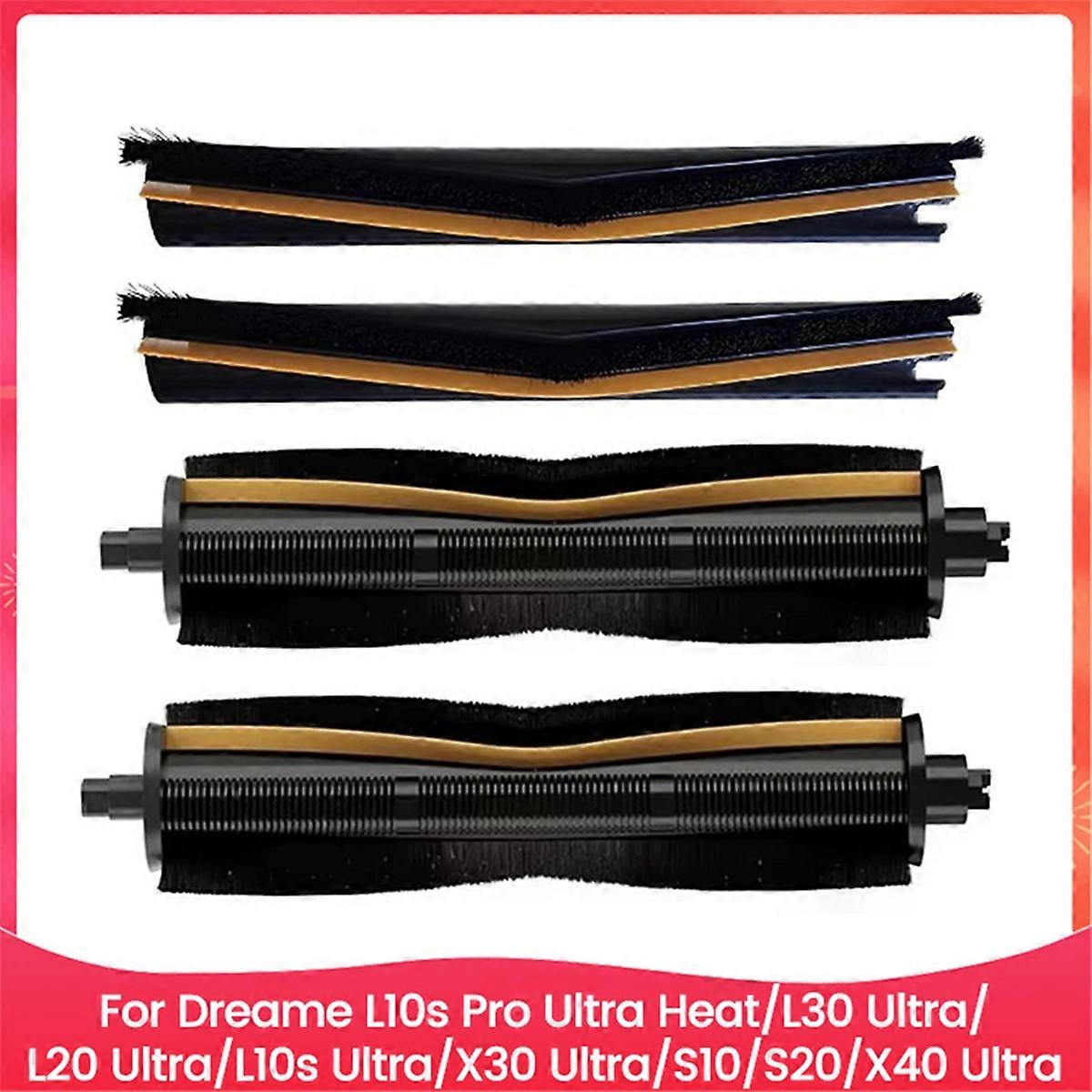 Roller Brush and Removable Brush Assembly for Dreame L10s L10 L20 X30 X40 Ultra Vacuum Cleaner Repla