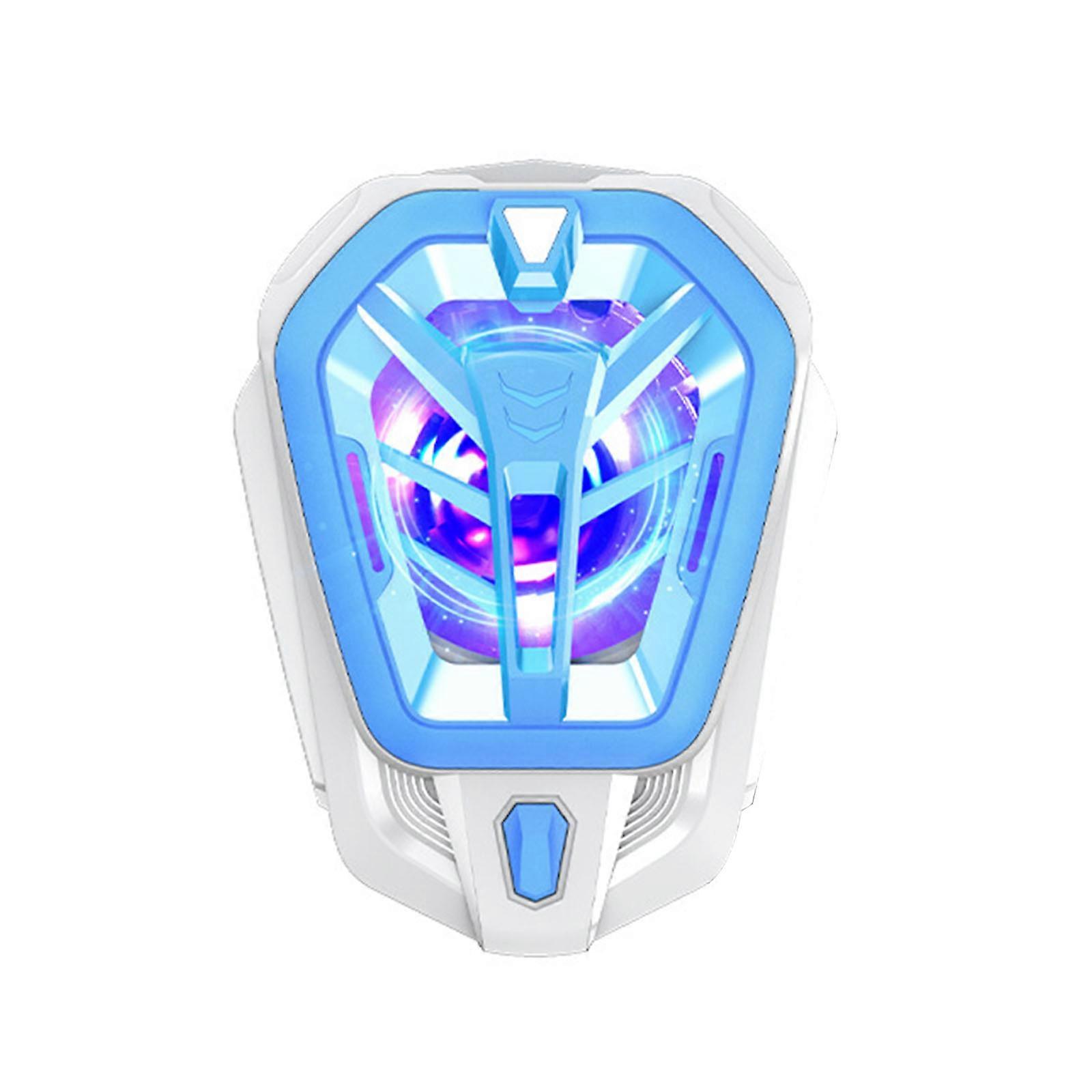 Portable Mobile Radiator Phone Cooling Fan For Phone Turbo-Hurricane Game Cooler Back Clip Silent-Fast Cooling Universal White