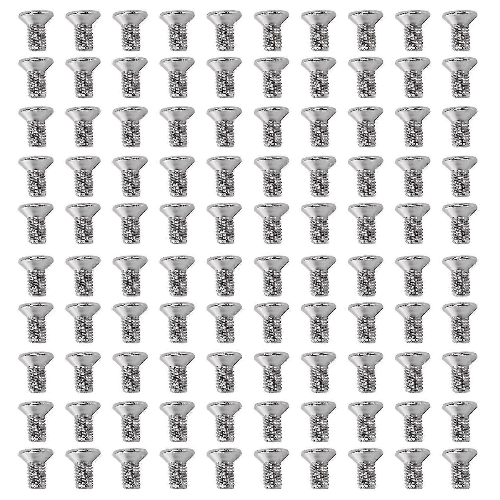 M3 x 6mm Flat Countersunk Bolts Machine Screws 100pcs