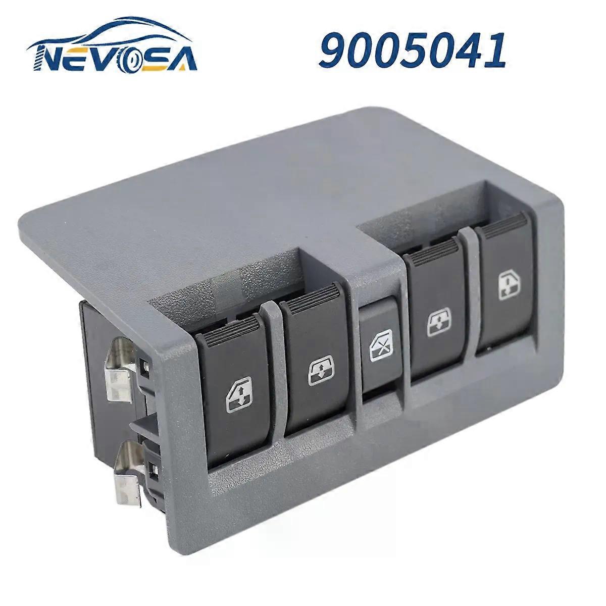 compatible for Chevro-let New Sail 2010-2014 9005043 9005041 Power Car Window Glass Lifter Switch 5 Buttons Car Accessories 90800027