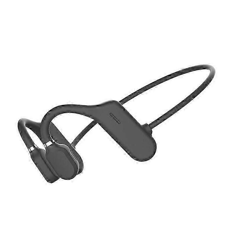 Waterproof Sports Headset with Bluetooth 5.0 Bone Conduction and Built-in Mic for Workouts Running and Driving