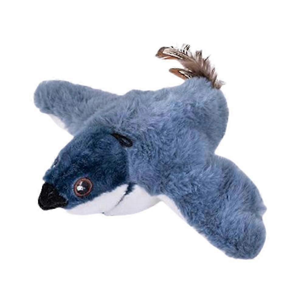 Hangable Flapping Bird Sparrow Cat Toy Electronic Pet Simulation Sparrow Toy