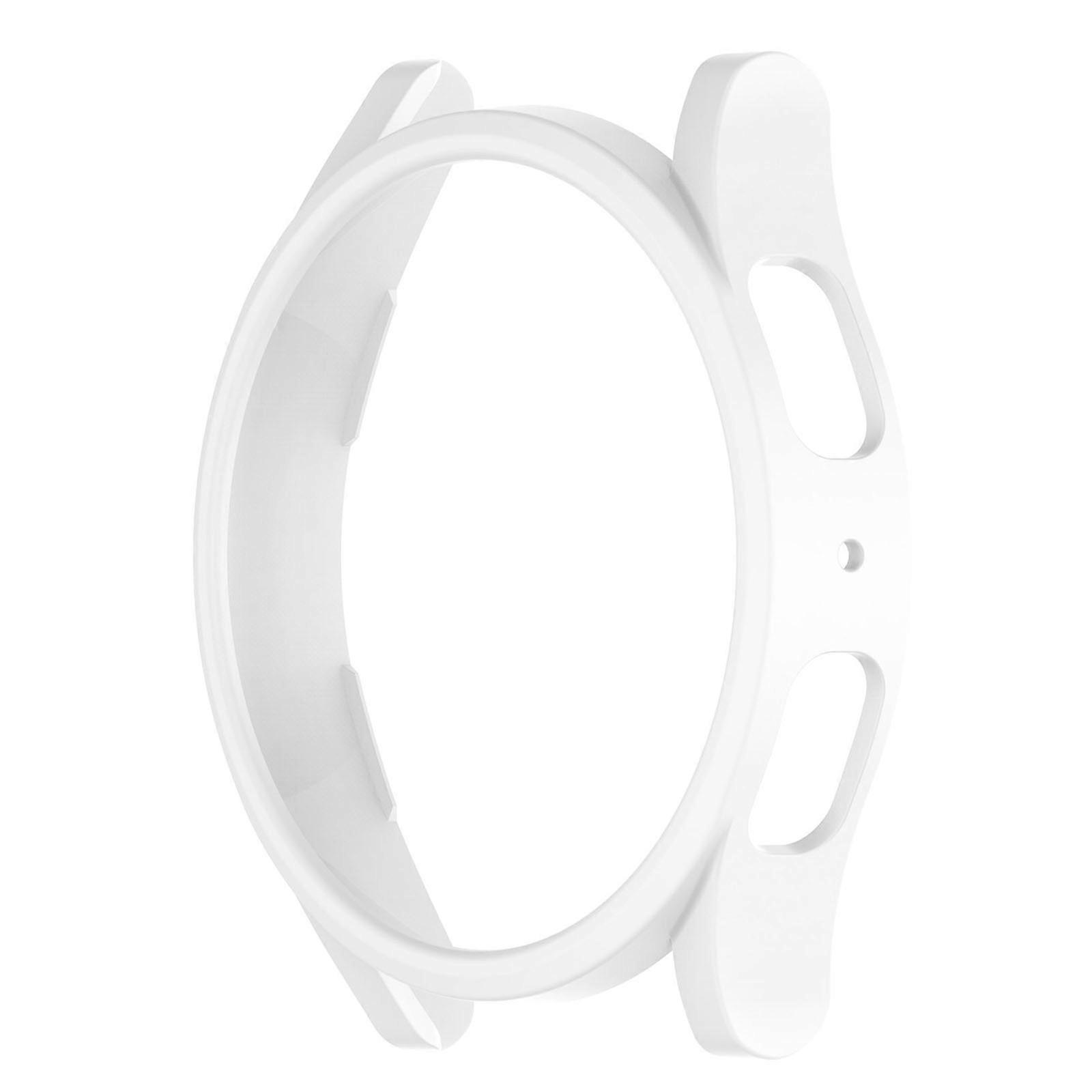 1Pc Watch Cover for Case for Watch 5 44mm Smartwatch Bumper for Shell Protective Sleeve Scratch-resistant White