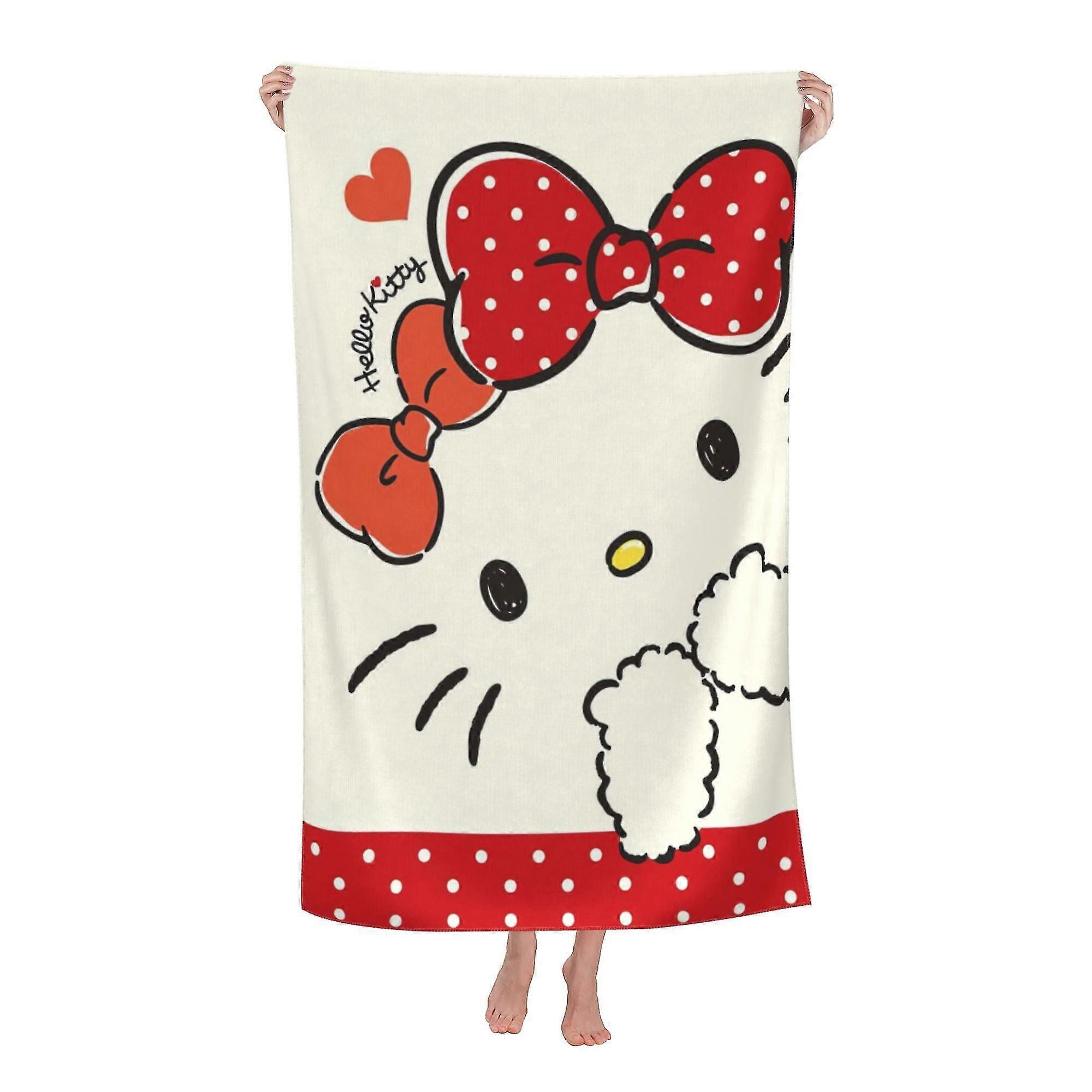 헬로 키티 비치 타월, 대형 극세사 목욕 타월