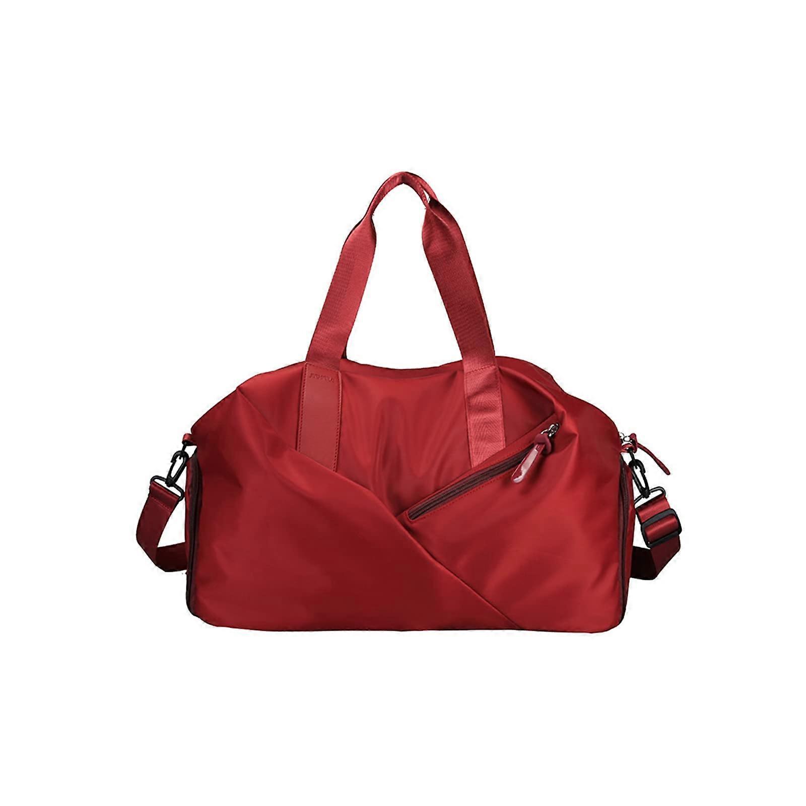 Red Duffel Bag,, UltraLight, Gym, Travel, Carry On