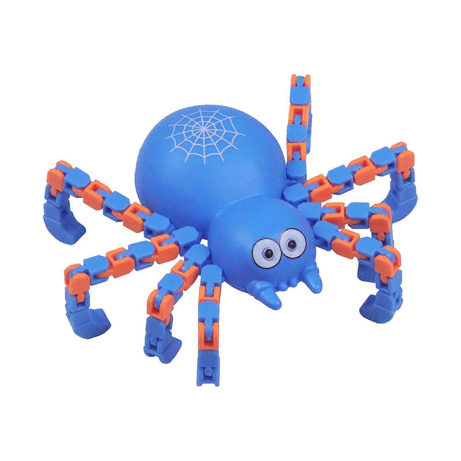 Stressverlichtende DIY Chain Toy Veelzijdige mechanische spin splitsing type stressverlichtend speelgoed transformeerbare spinnenspeelgoed voor kinderen Feestartikelen cadeau