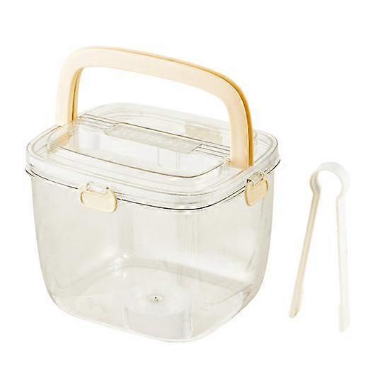 5 L Ice Bucket with Lid And Tongs Sealed Container for Parties Camping Barbecue