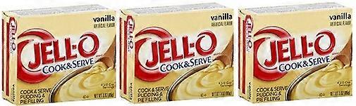 Jell-O Vanilla Cook & Serve Pudding and Pie Filling 3 Pack
