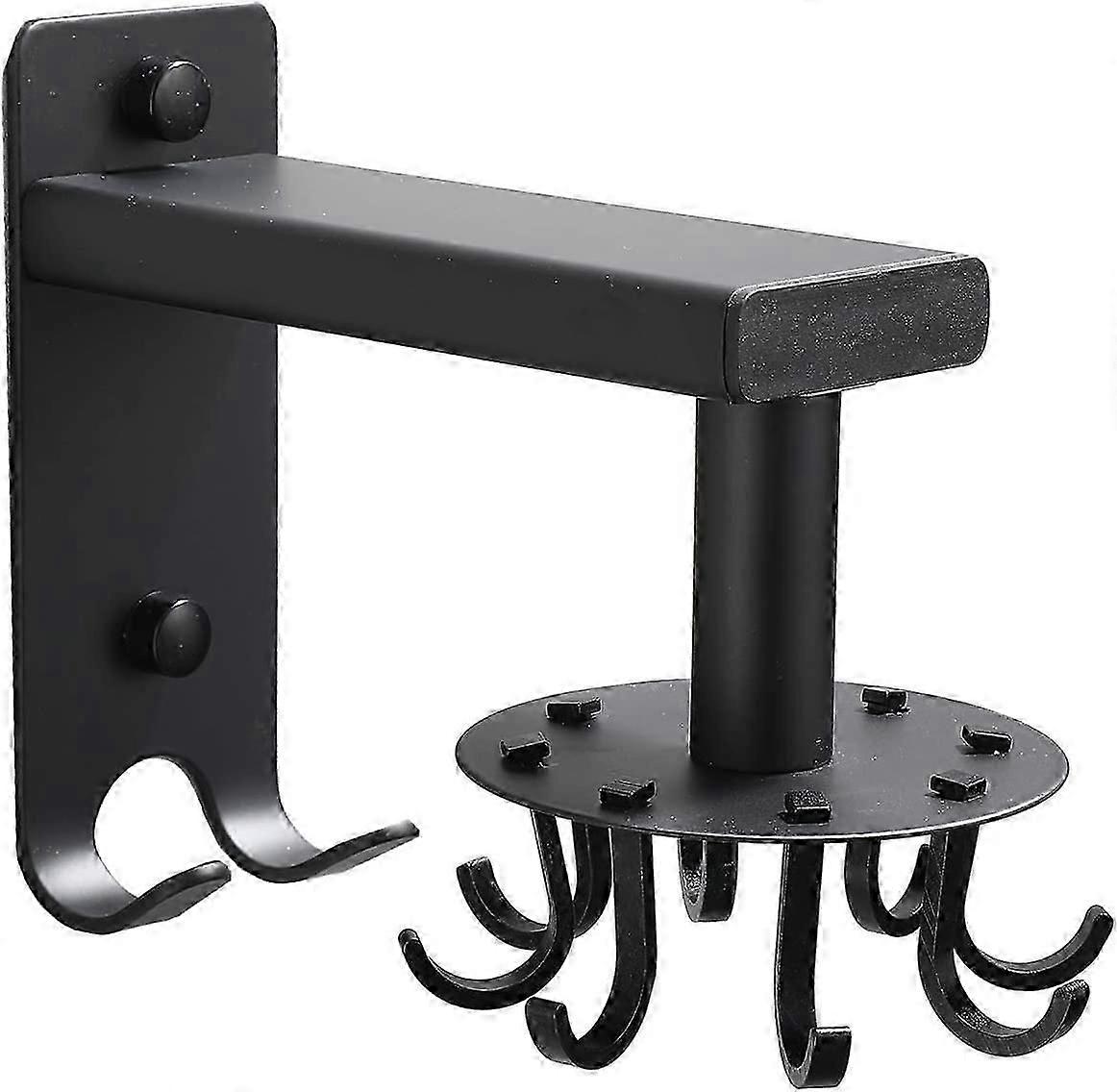 Wall-mounted Utensils Hanger, Adjustable Rotating Hooks8 Hooks)