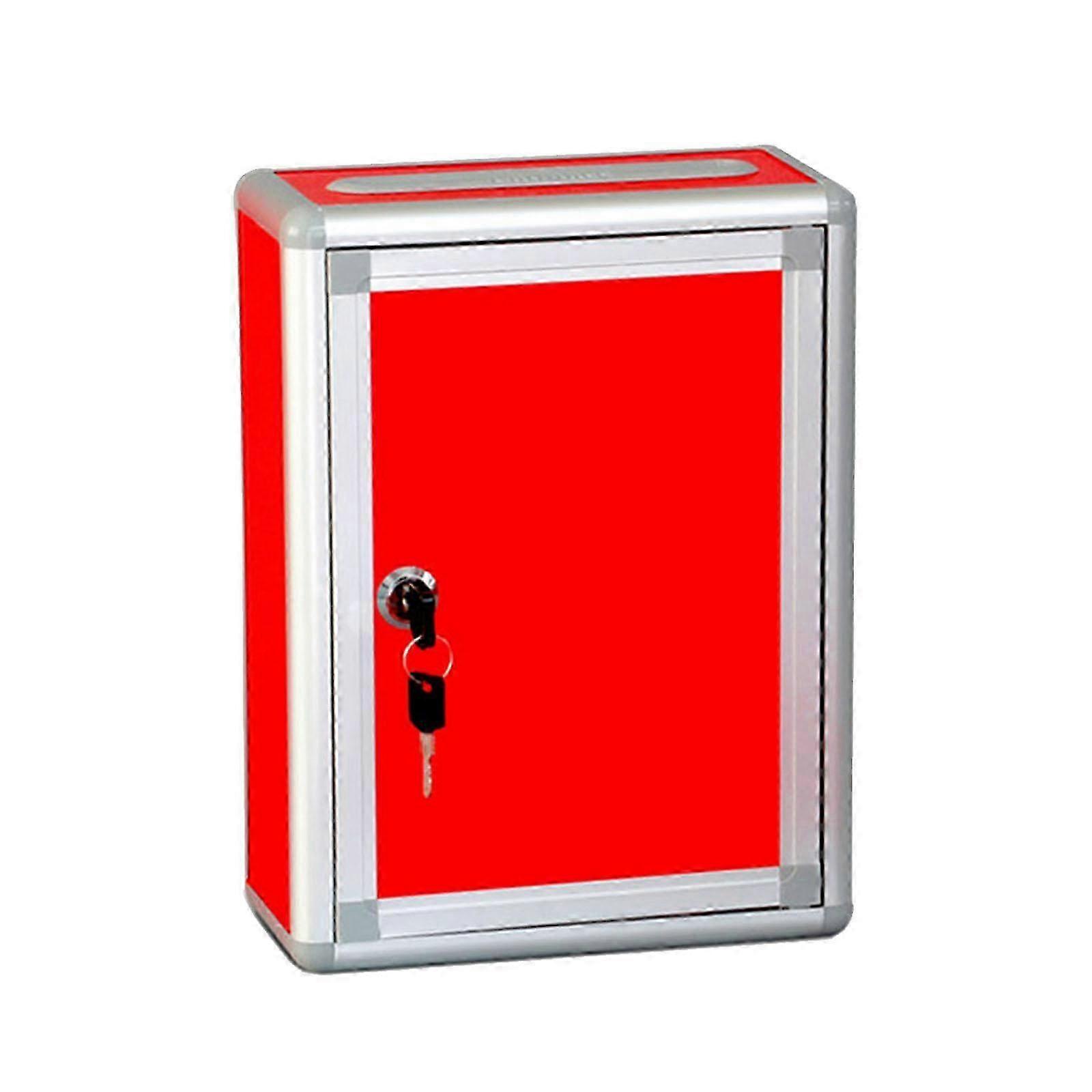 Secure Locking Ballot Box Charity Donation Collection Box for School Elections Voting Contest Events, Easy Assembly Durable Design