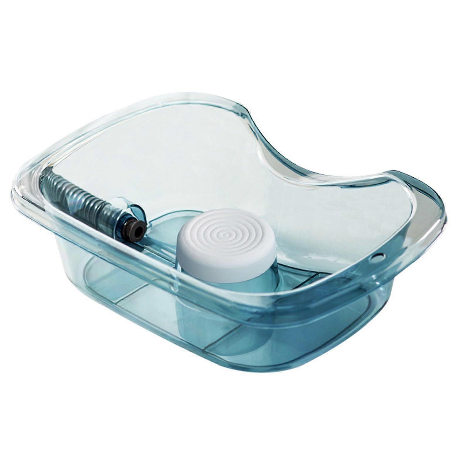 Hair Washing Basin for Bedside Use, Lying Flat Design Shampoo Tray for Pregnant Women and Elderly, Multipurpose, Portable