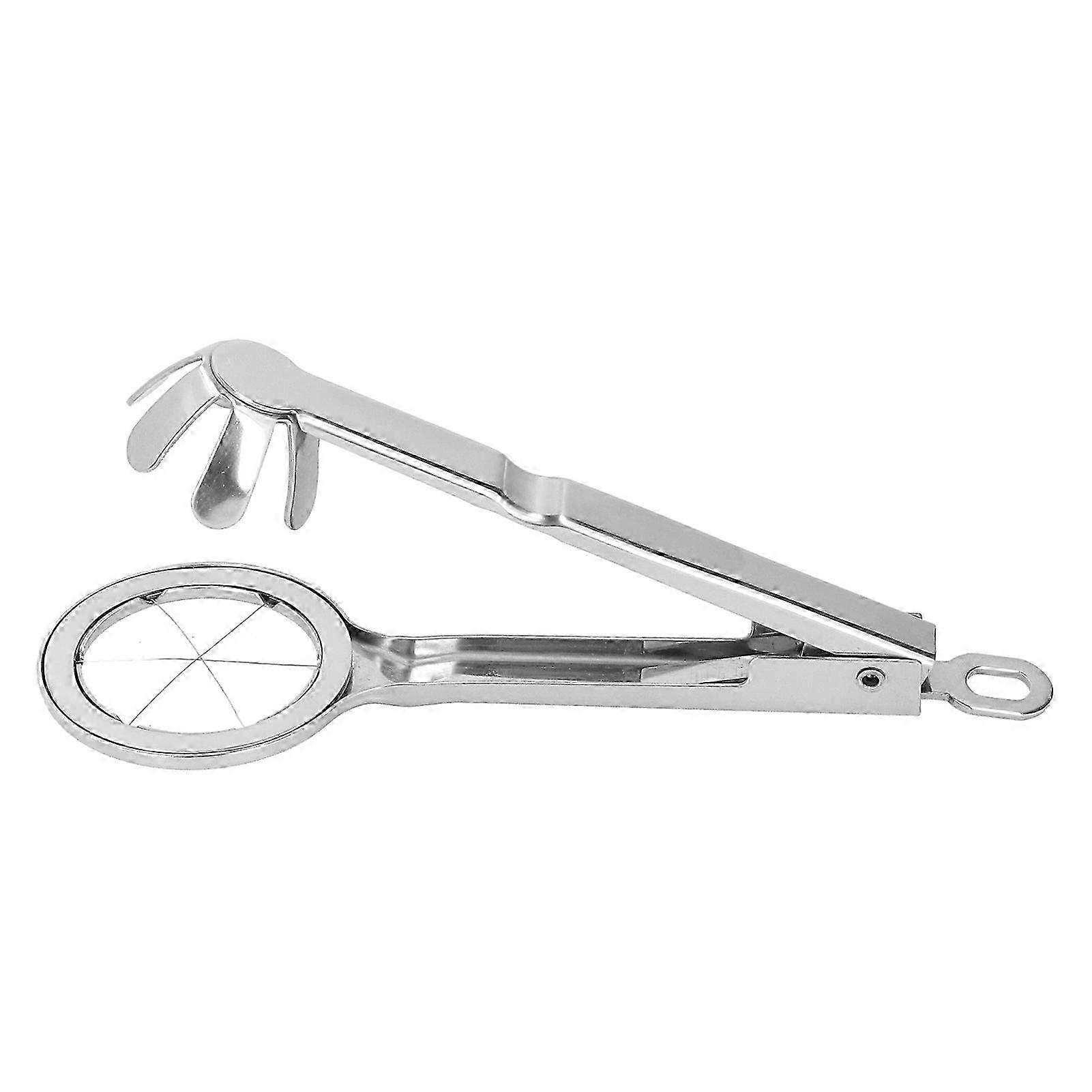 Stainless Steel Hexagonal Egg Cutter Splitter Cutting Dividing Tool Home Kitchen Accessory