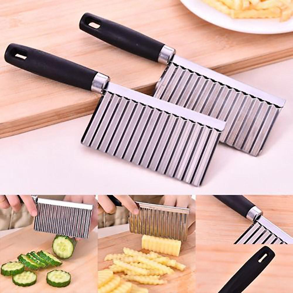 Stainless Vegetable Knife & Fruit Knife - Waves - Potato cutter