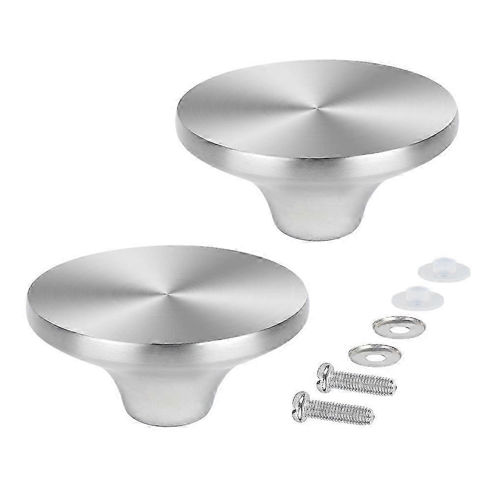 2 Pot Lid Knobs, Stainless Steel Replacement Handles for Cookware Lids