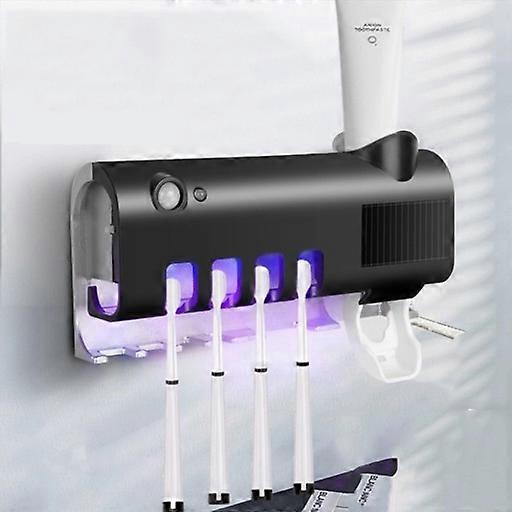 Paste Dispenser With Uv Brush Sterilizer