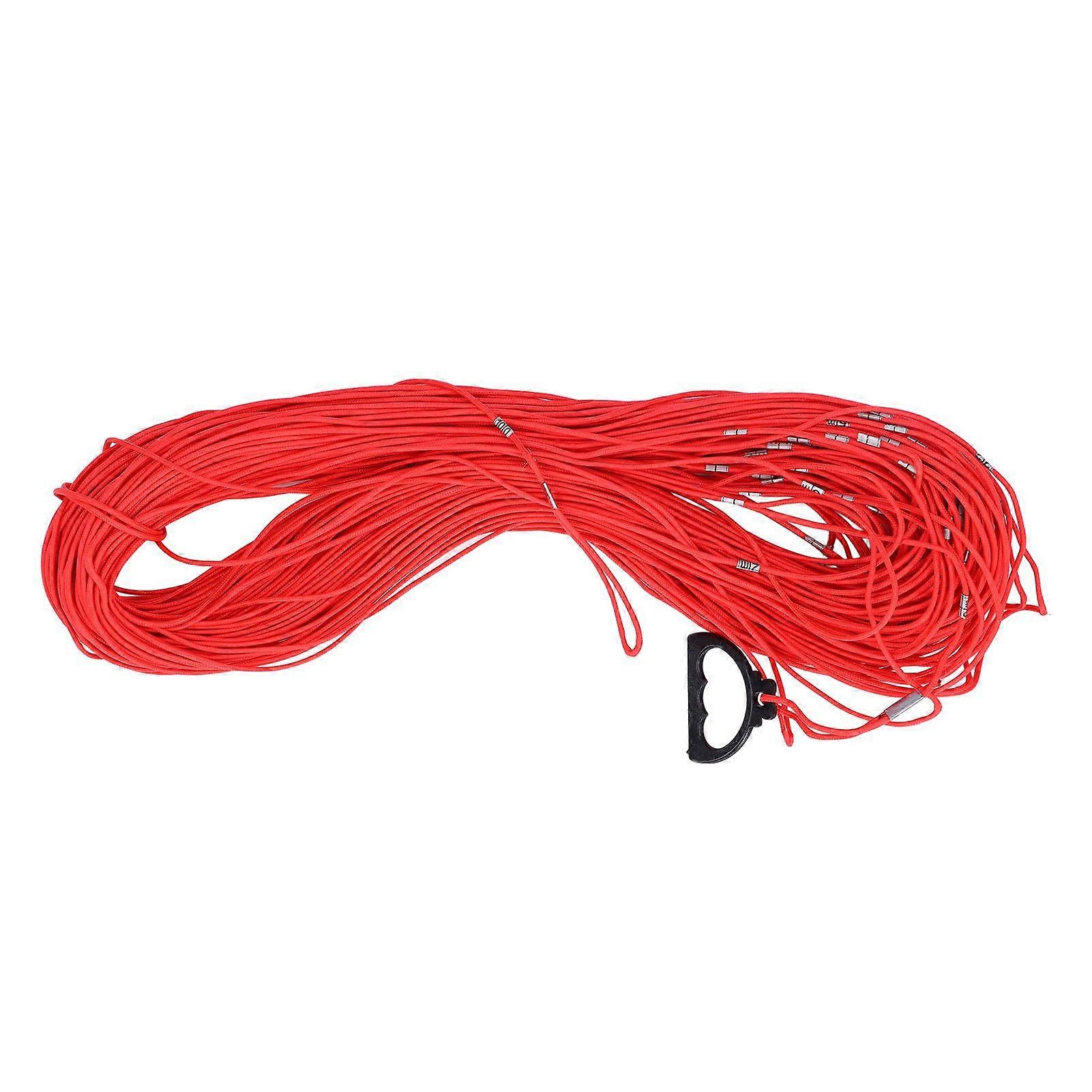 Deep Well Measuring Rope 100M Nylon Multifunctional Railway Road Measuring Rope for Engineering Construction