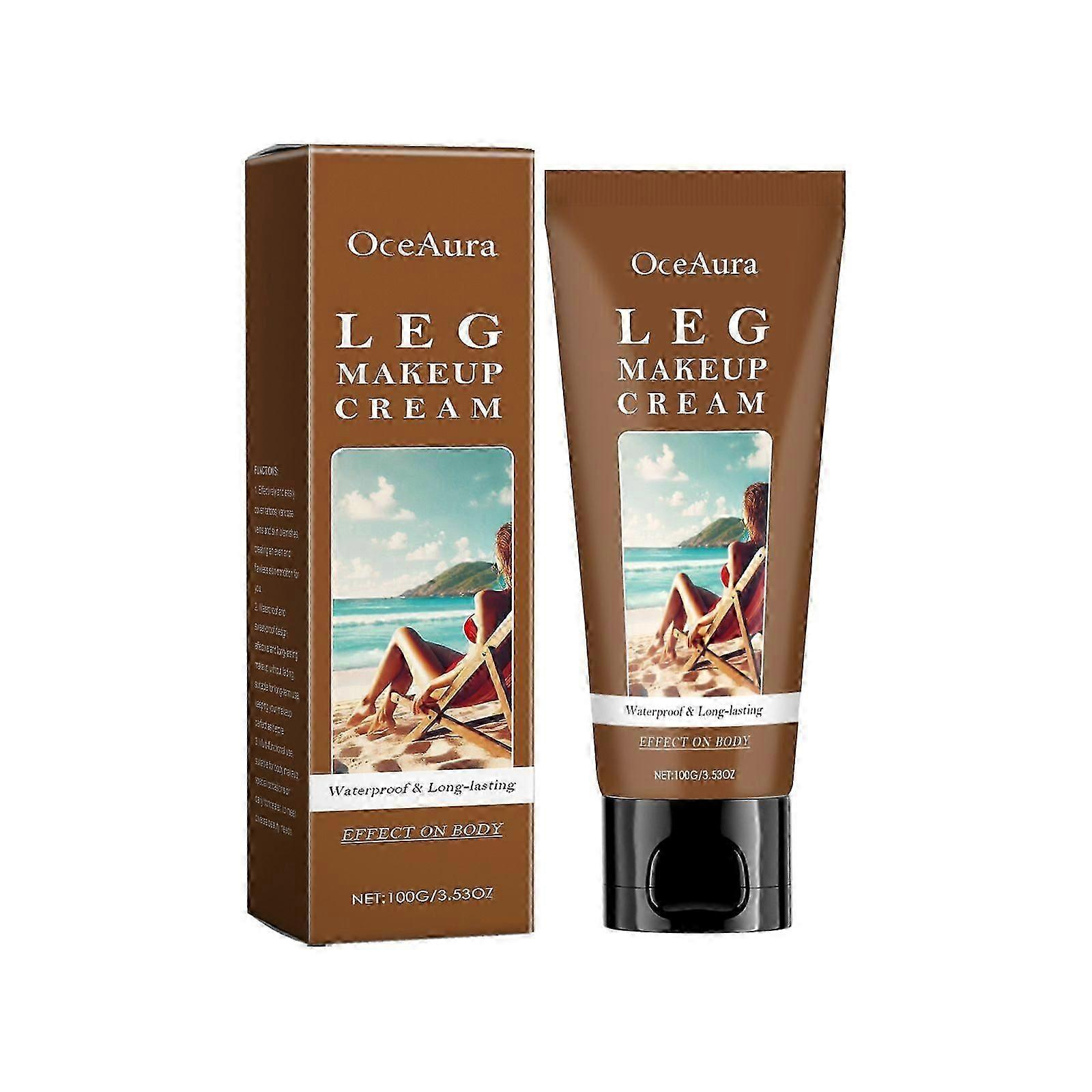 Oceaura Cocoa Color Body Foundation Cream Oil Control Refreshing Waterproof Matte Shade Liquid Foundation