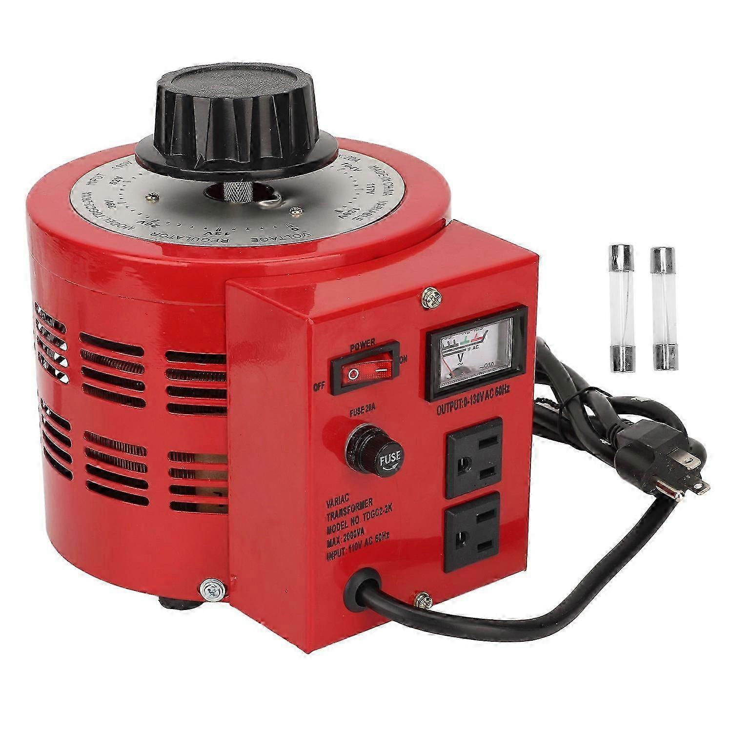 2000W Contact Variable Transformer  Voltage Ratio Ac110v Input Ac0?300v Output Voltage Converter