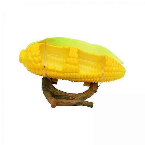 2x Simulation Corn Shaped Bird Food Feeding Bowl PP Material Feeding Dish